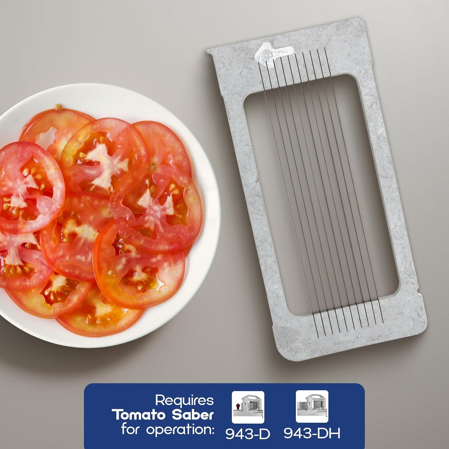 Prince Castle 7/32" Blade Cartridge for 943-D Tomato Saber, 10 Blades -Blade Replacement Cutter Blade for Cutting and Chopping Tomatoes, Fruits and More in Commercial Kitchens, Restaurants and More