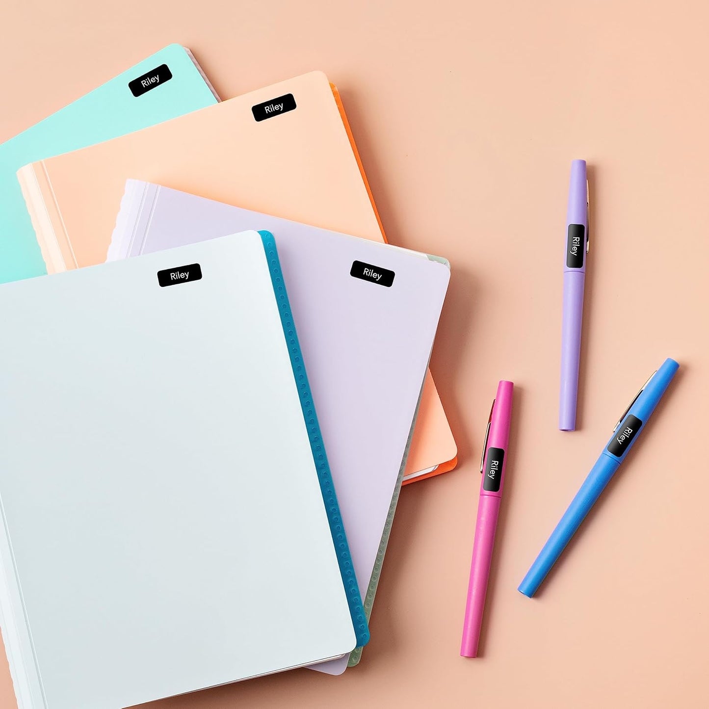 Personalized Name Labels (210 Labels) (0.63" × 0.24") Mini Custom Name Stickers - Waterproof Name Labels for Kids, Toddlers and Parents