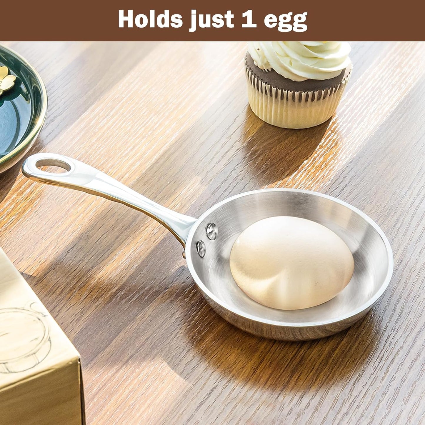 Macevia Mini 0.12QT Sauce Pan,18/10 Stainless Steel Butter Warmer Small Pot Cooking with Handle, Multipurpose Use for Home Kitchen or Restaurant (4 Inch) - Silver