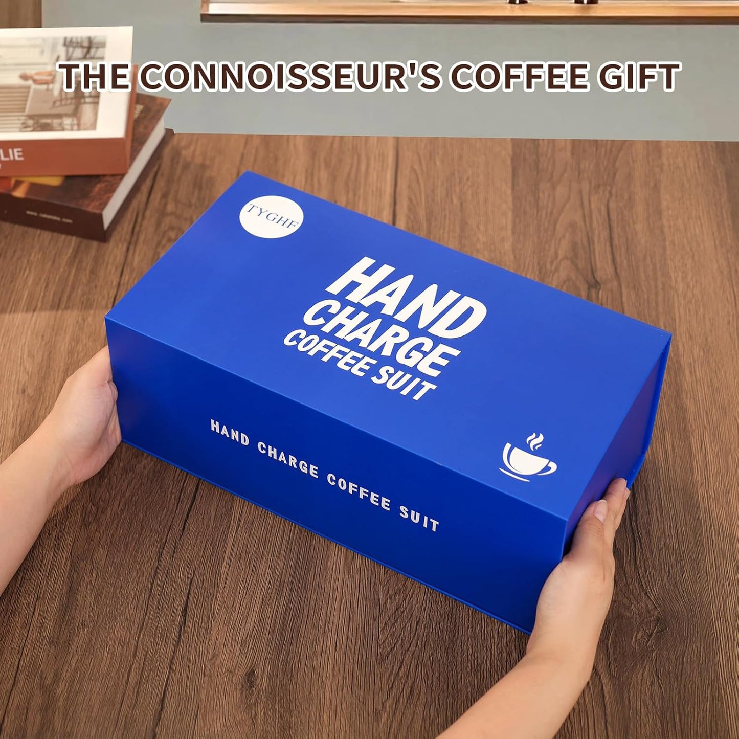 6-Piece Pour Over Coffee Maker Kit & Dripper Set with Foldable Stand, Cup, Spoon & Storage Bag - All-in-One Portable Coffee Brewing Kit for Camping, Home, Office