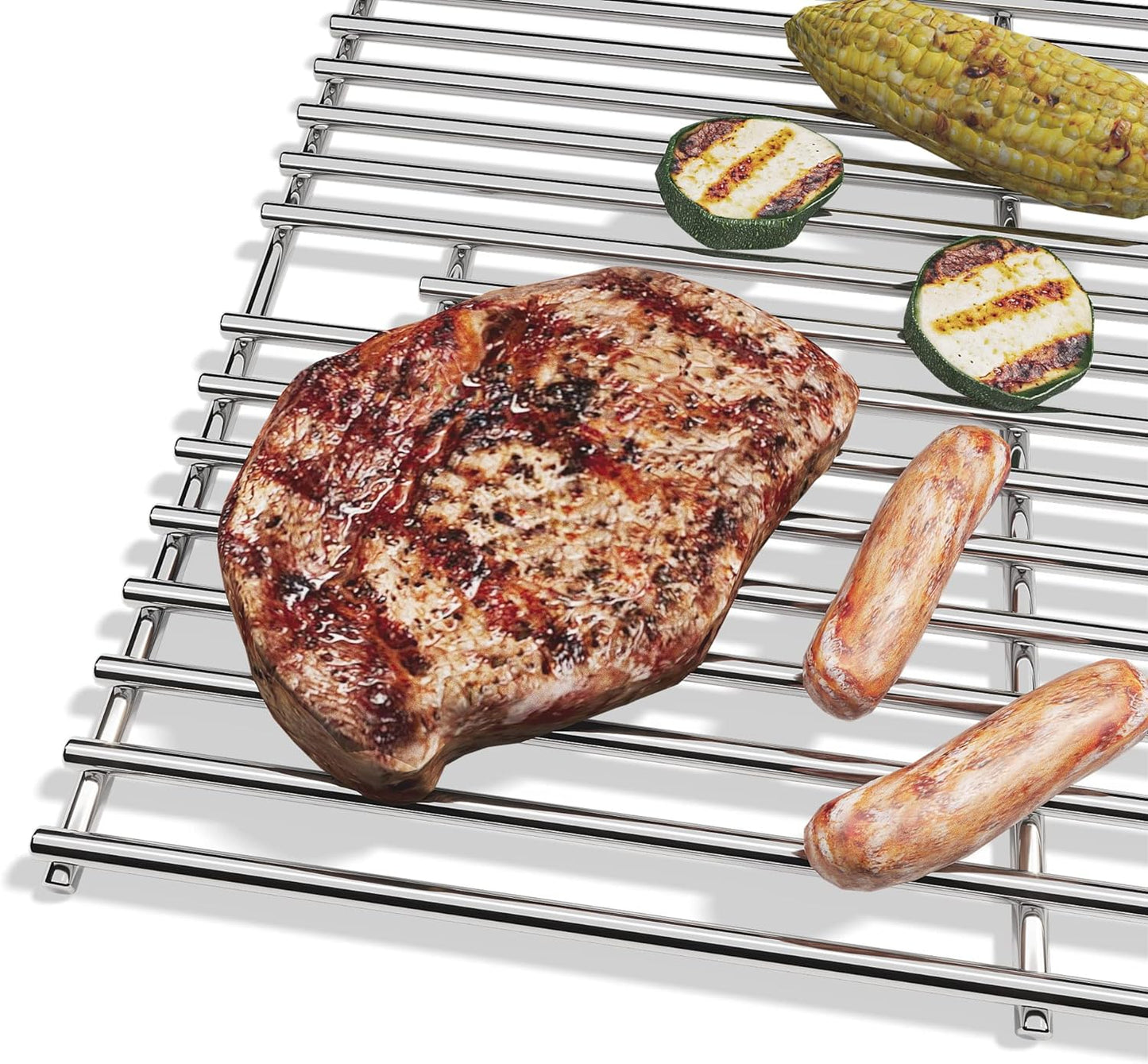 15/17/19 Inch Grill Cooking Grates Replacement for Weber Genesis II 300 and Genesis II LX 300 Series Gas Grills, Genesis II E&S 310 315 320 325 340