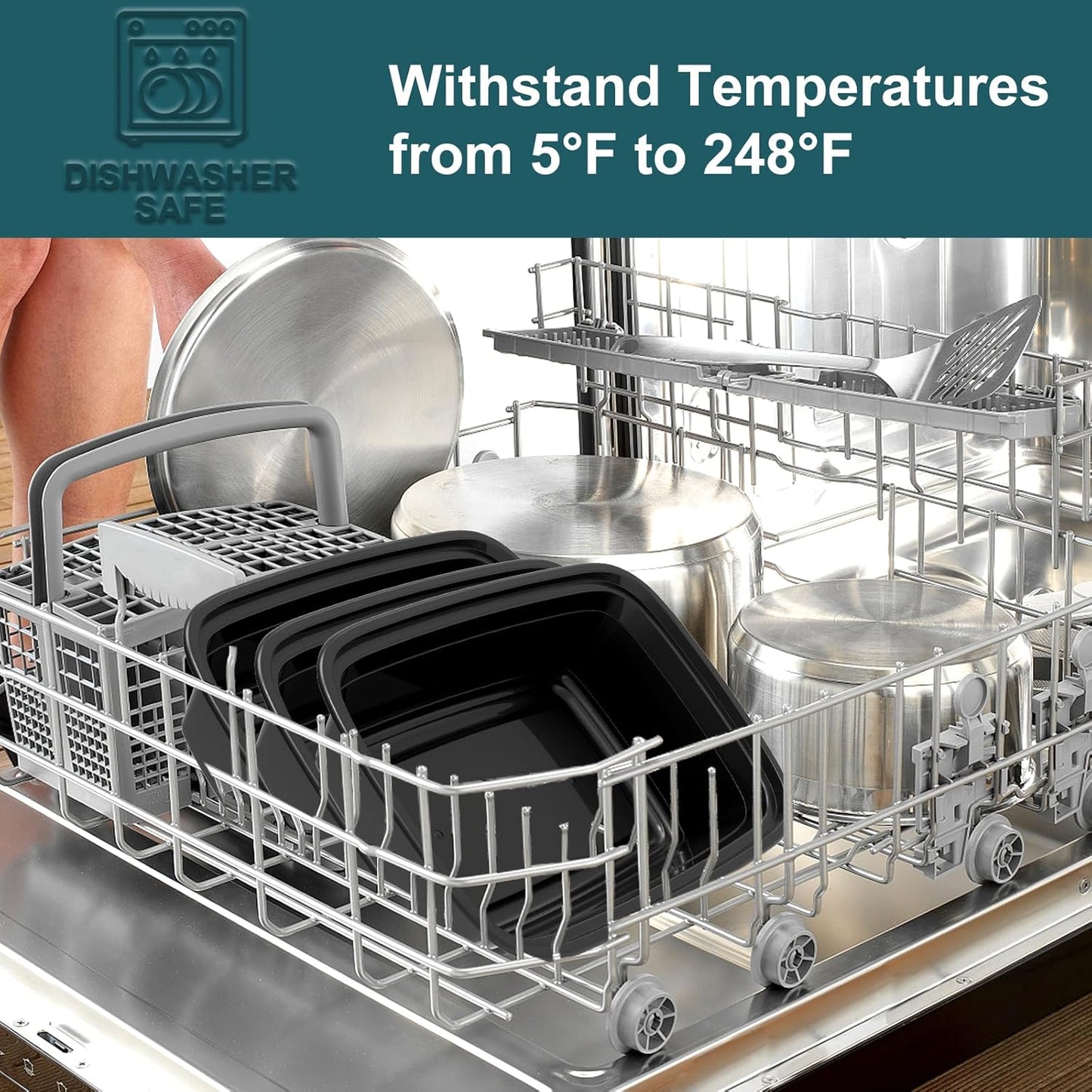 WGCC Meal Prep Containers, 50Pack [38OZ] Food Storage Containers With Lids, Reusable Food Prep Containers, To Go Containers With Lids, BPA-free, Stackable, Microwave/Dishwasher/Freezer Safe