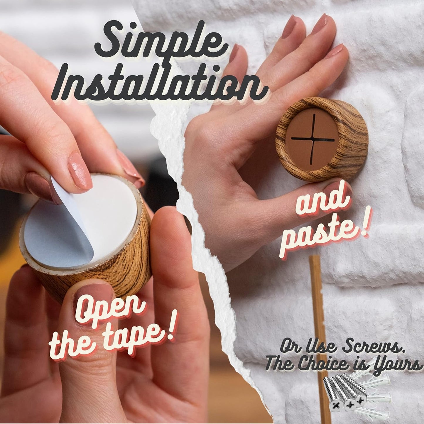 HEFA Towel Holder, Towel Hooks, Dish Towel Holder, Kitchen Organization, Bathroom Accesories, Kitchen Towel Hook, Kitchen Towel Holder, Gift, Kitchen Gadgets (Pine, 4 Pack)