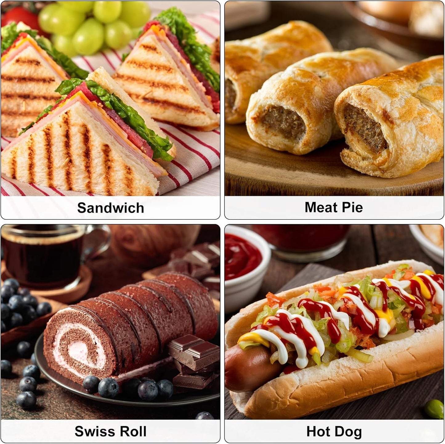 uxcell 8 Pcs Taco Holder Stand, Plastic Taco Plates Hold Up to 3 Tacos, Hollow Carved Taco Shell Holder, Dishwasher Microwave Safe, Yellow