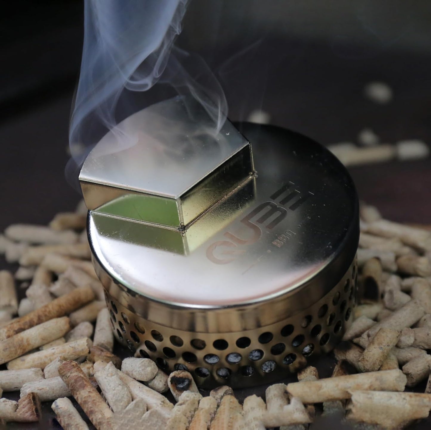 Compact Smoker Box for Grill - Add Authentic Smokey BBQ Flavor to Gas, Charcoal & Small Grills Stainless Steel