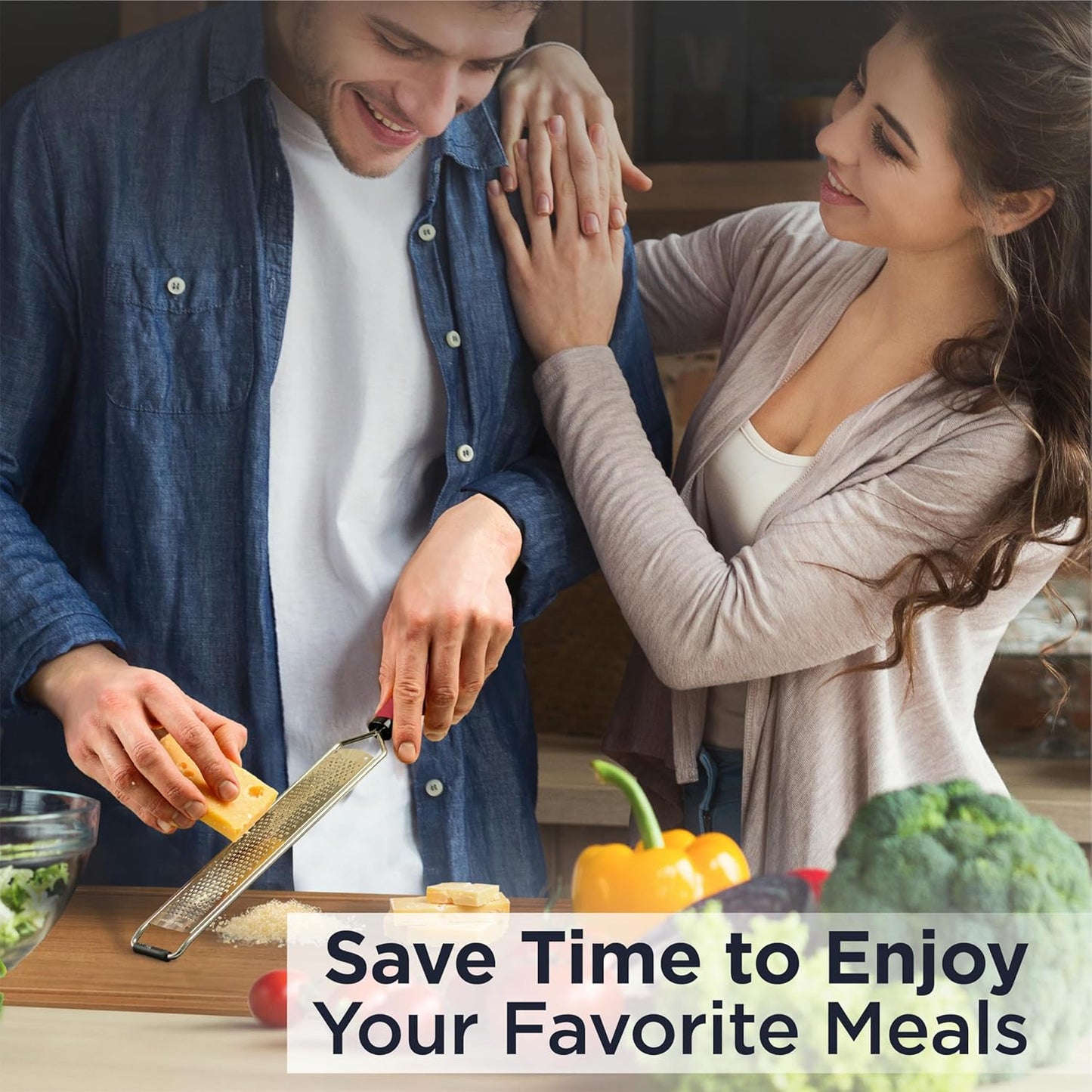 Deiss PRO Citrus Zester & Manual Cheese Grater - Parmesan, Lemon, Ginger, Garlic, Nutmeg, Chocolate - Sharp Stainless Steel Blade - Dishwasher Safe