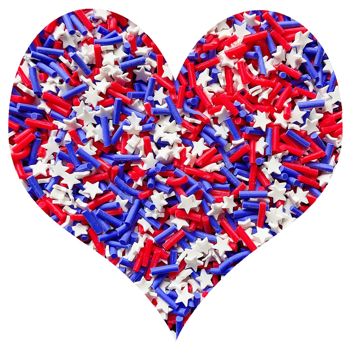 EHOPE Fake Sprinkles Resin Sprinkles Fake Candy Sprinkles Clay Sprinkles Polymer Sprinkles Polymer Clay Slices for Nail Art DIY Crafts Cake Phone Case(40G-Blue Sugar granules+ Stars-16)