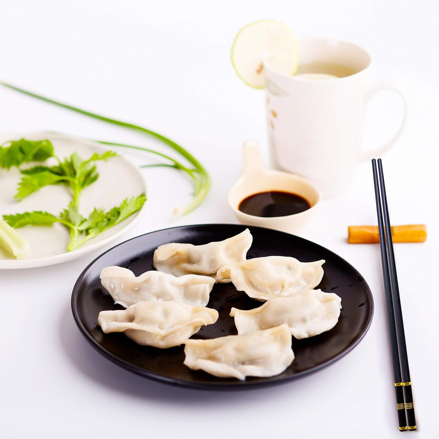 VIWIK 5 Pairs Premium Chopsticks Gold Edged Stainless Steel Pipe Fittings Reusable Chop sticks Dishwasher Safe 9.6 Inch Gift Set