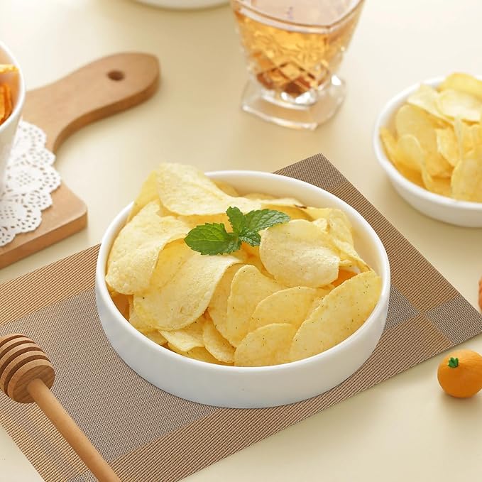 Brown Placemats Set of 6-Durable PVC Table placemats,Vinyl Woven Place Mats for Dining Table Heat Resistant Non-Slip Washable Indoor/Outdoor Table Mats 12 x17 inch