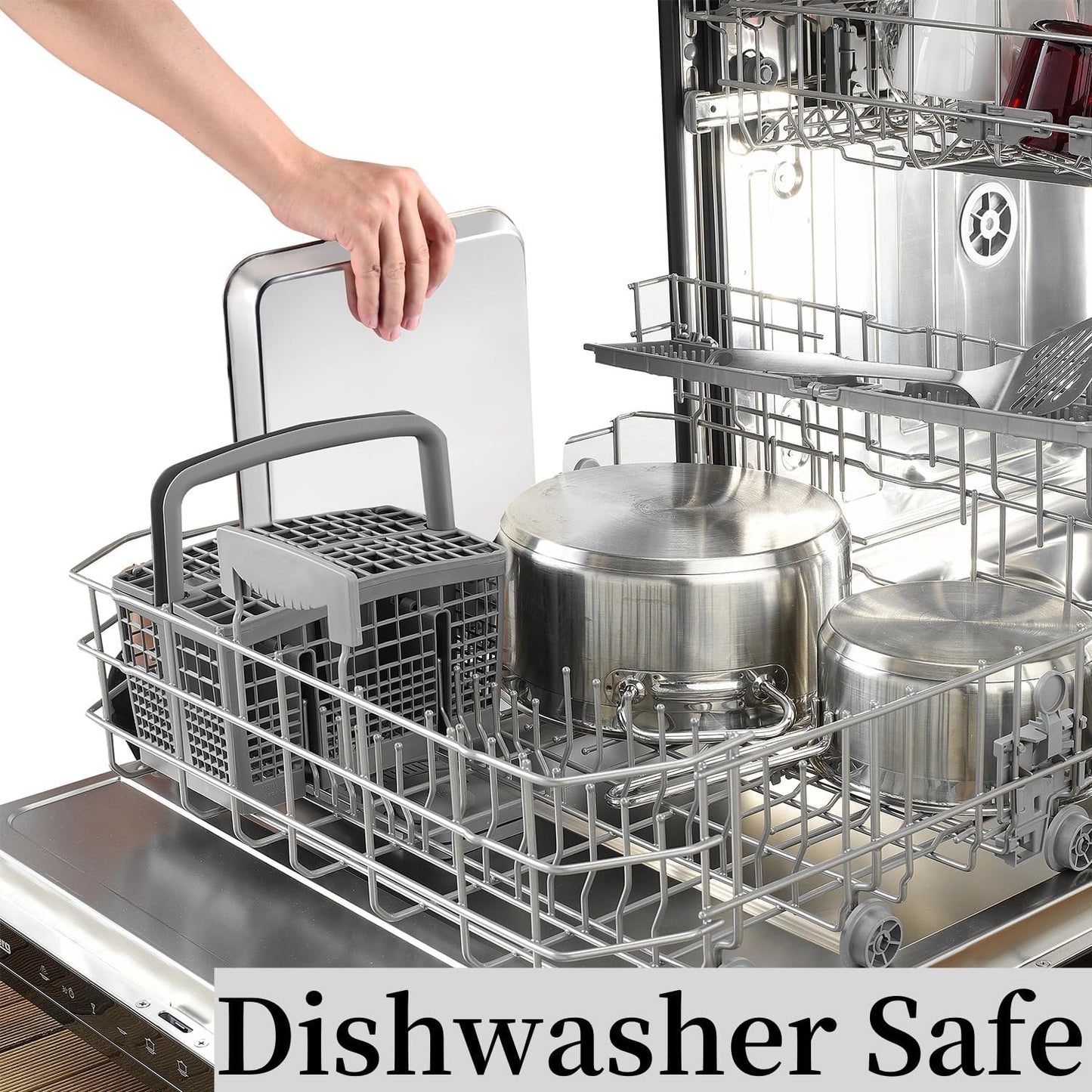 Baking Sheet Set of 3, Heavy-Duty Stainless-Steel Baking Pans, Cookie Sheets Cooking Trays for Oven, 3 Different Sizes (12/16/17.5 Inch)