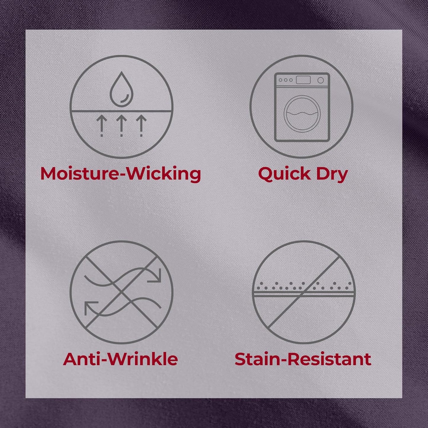 Mellanni Twin XL Sheets Set - 3 PC Iconic Collection Bedding - Hotel Luxury, Extra Soft, Cooling Bed Sheets - Wrinkle, Fade, Stain Resistant (Twin Extra Long, Purple)