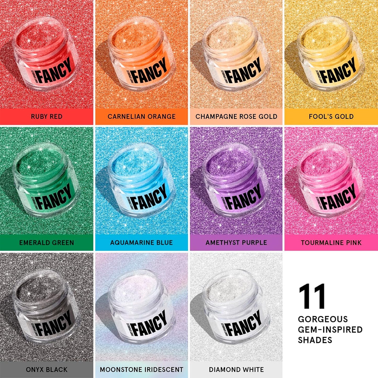 Fancy Sprinkles Moonstone Iridescent Premium Edible Glitter, 100% Edible Glitter for Sparkling Food & Drinks No Taste or Texture (4gm)