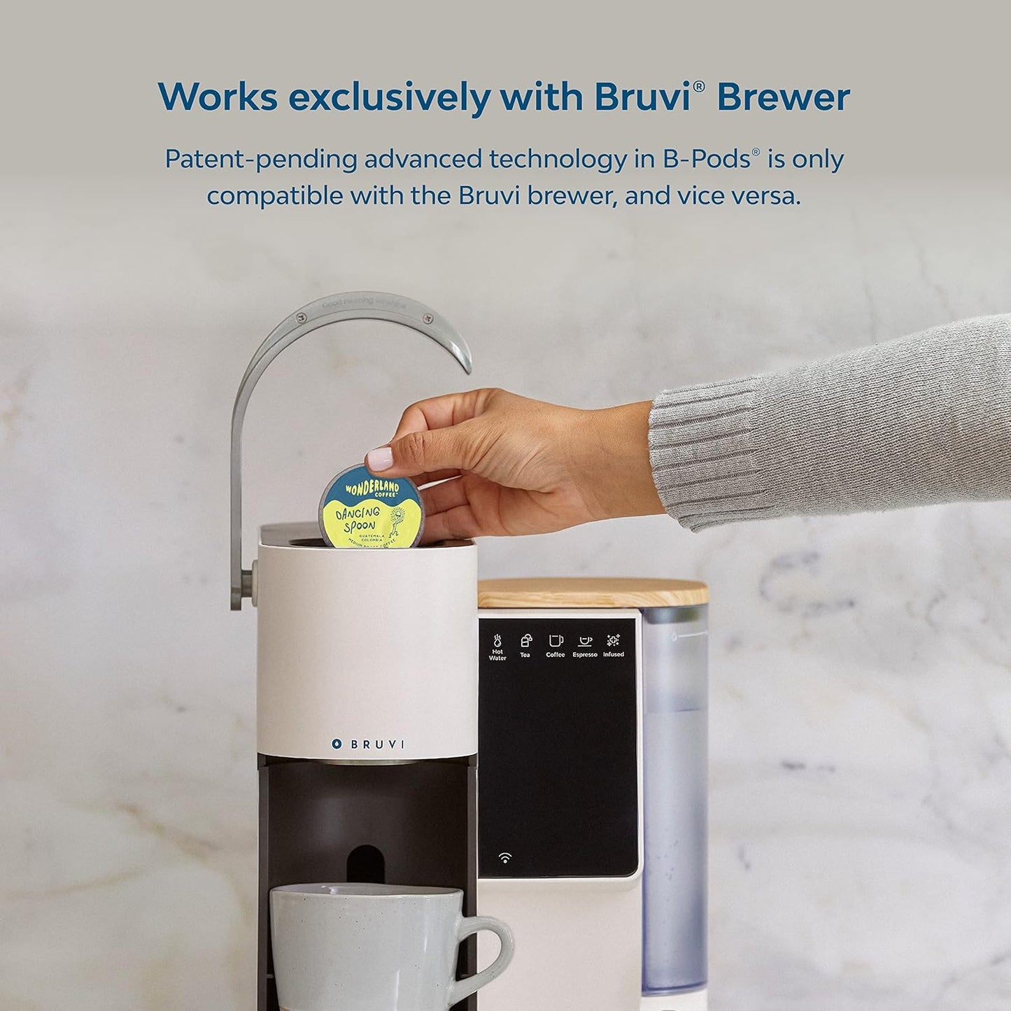 Starter Bundle with 80 B-Pods (20 ct Variety Pack and 60 Wonderland Dancing Spoon coffee)