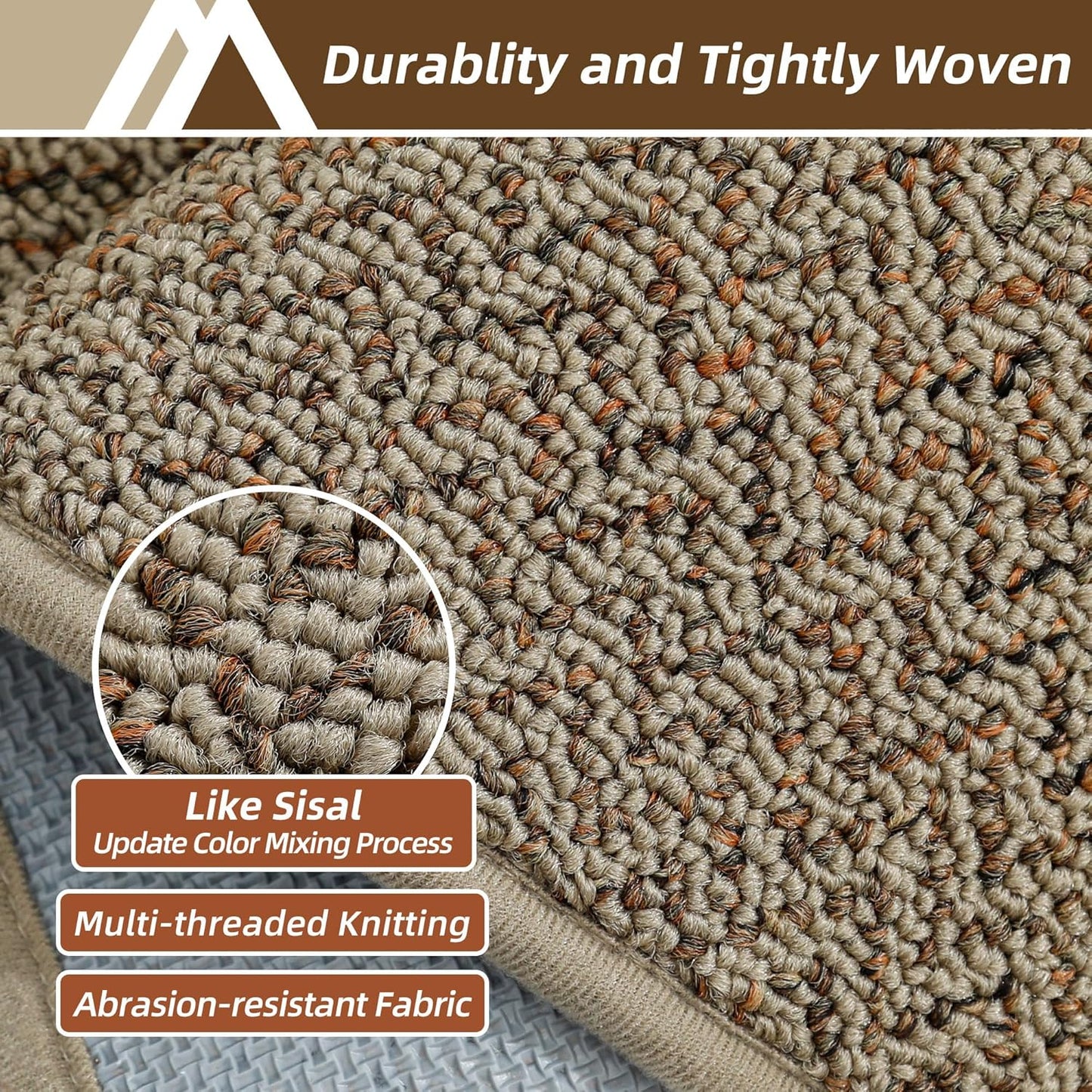 COSY HOMEER-Door-Mat 20" x 32" Non Slip Absorbent Entryway Rugs Dirt Trapper Doormats Washable Entrance Mats Low Pile Welcome Floor Mat for Front Back Door and Entry Mats,Taupe