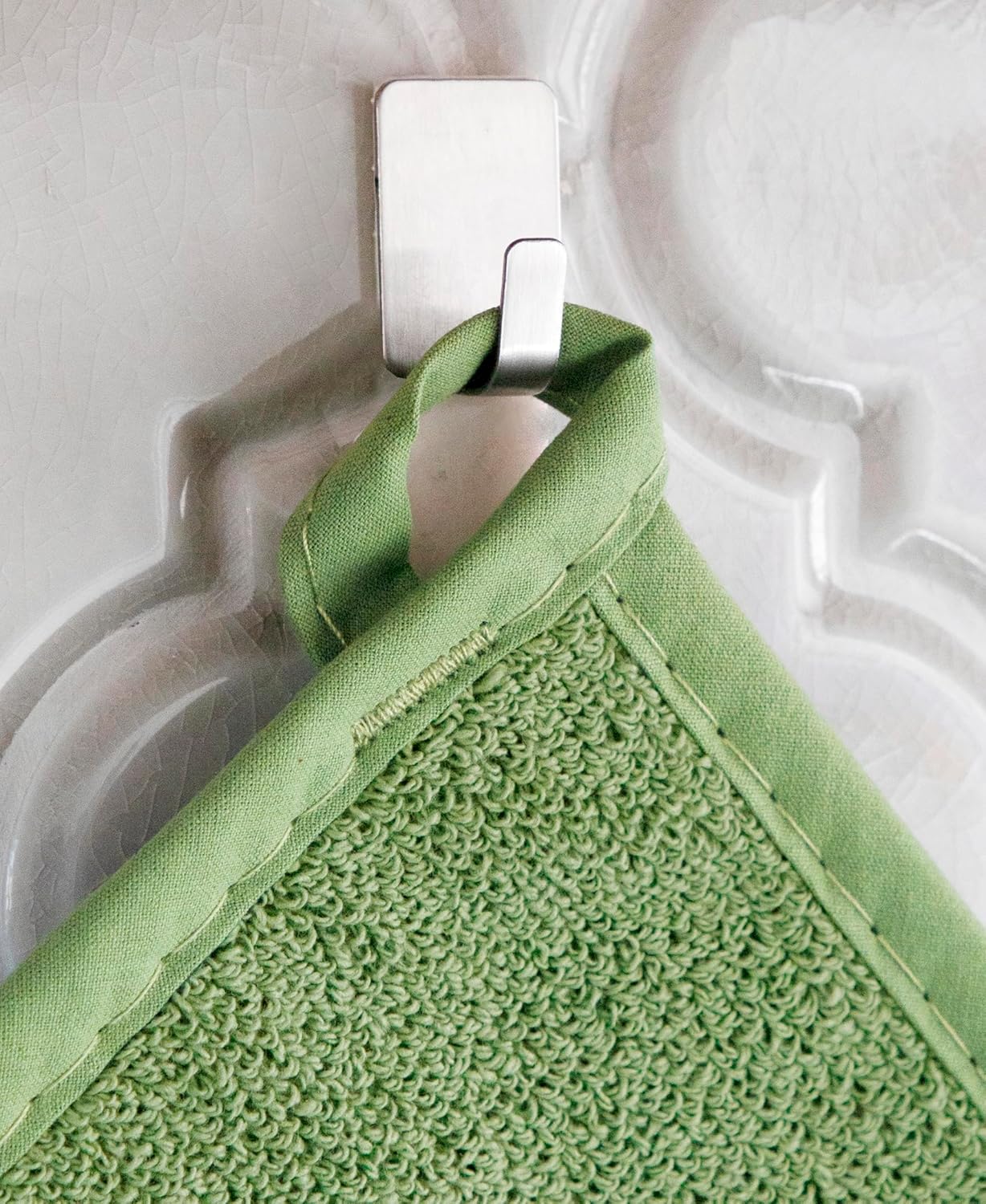 RITZ Terry Potholder & Hot Pad: Unparalleled Heat Resistant, Durable 100% Cotton – Ergonomically Designed for Optimal Grip – Easy-Care Machine Washable – 4-Pack, Cactus/Paprika