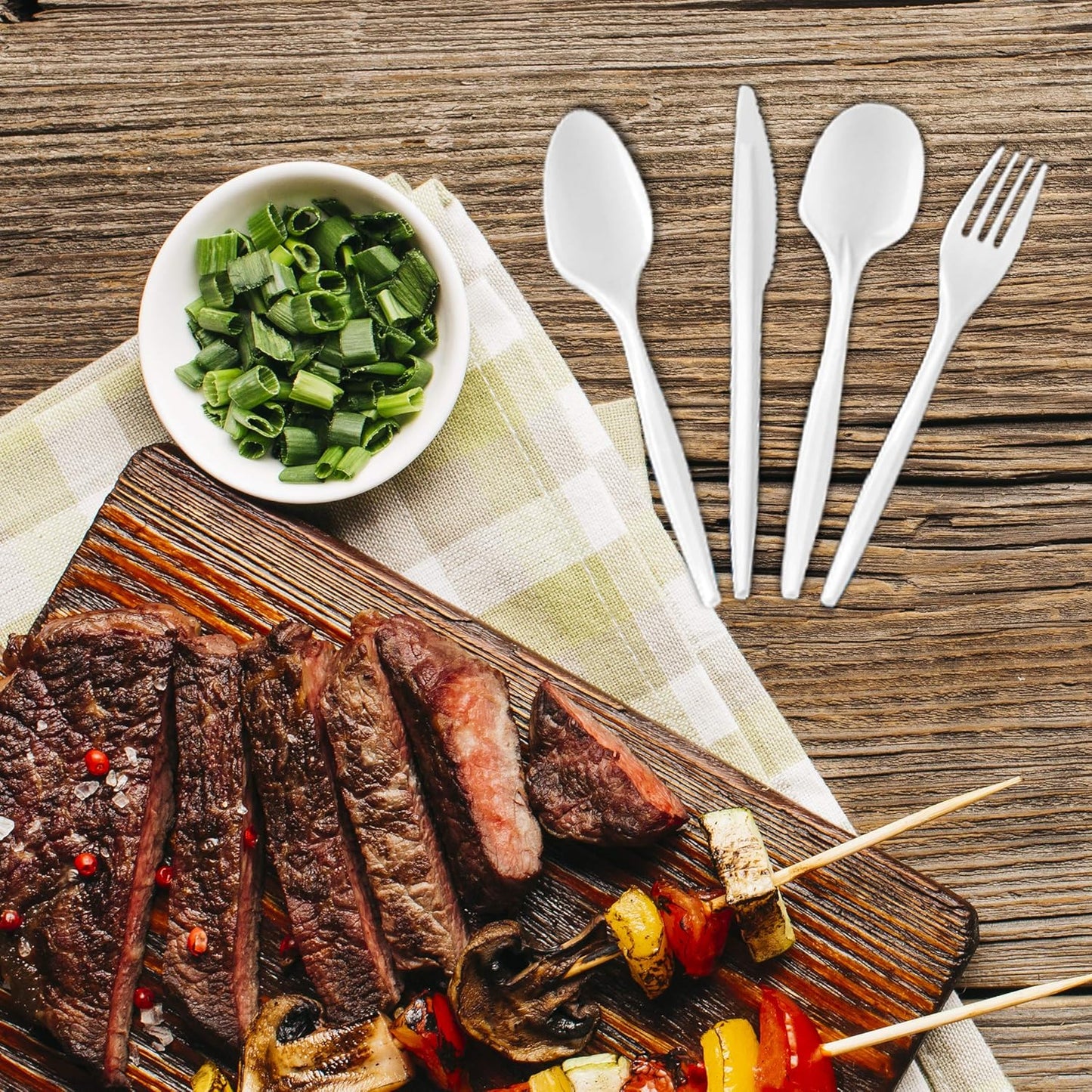 Settings 1000 Count White Plastic Spoons– Disposable Cutlery for Parties, Events, Catering, and Takeout disposable Soup Spoons bulk